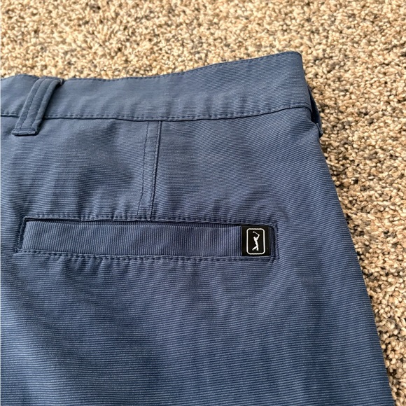 Men's PGA Tour Flat Front Navy Blue Golf Shorts | Size 36 Men’s - Picture 5 of 6
